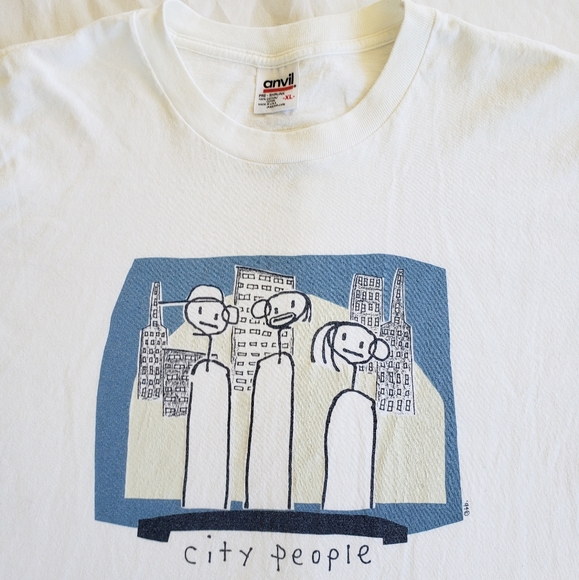 Vintage Anvil 90s "City People" It's all good" USA - Picture 6 of 14